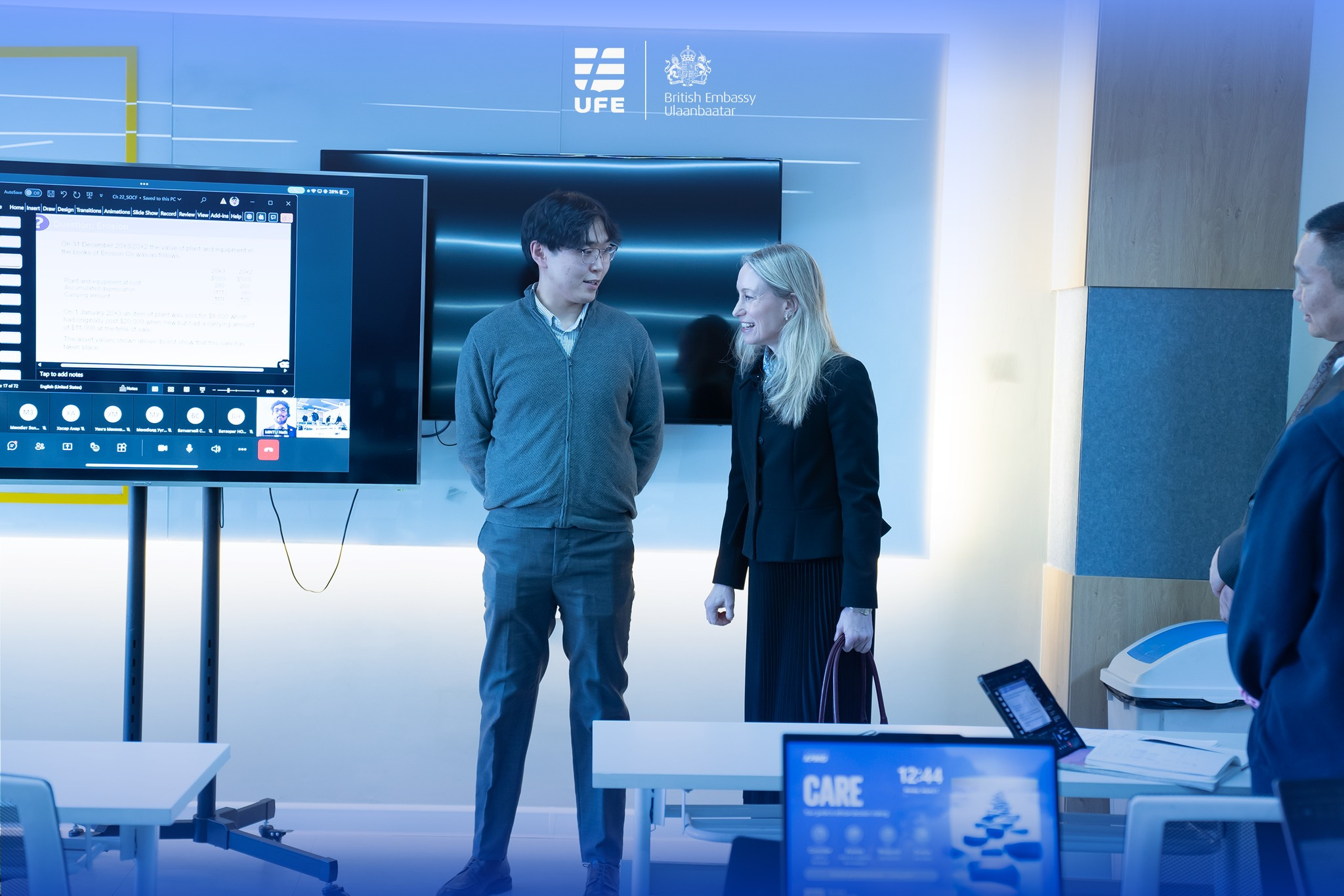 UK Ambassador Fiona Blyth Pays Courtesy Visit to University of Finance and Economics